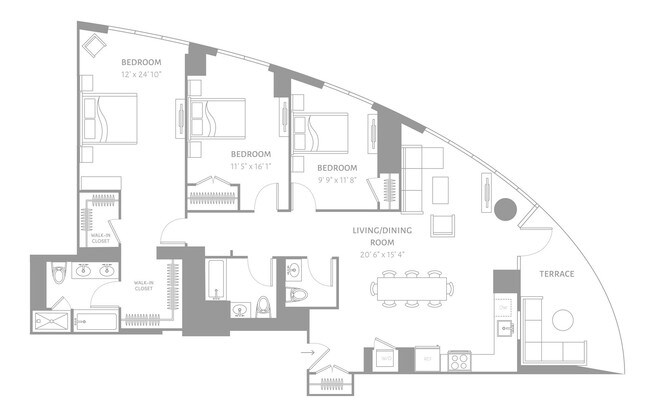 Floorplan - Ellipse Apartments