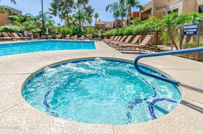 1 of 2 hot tubs open year round - 3600 N Hayden Rd