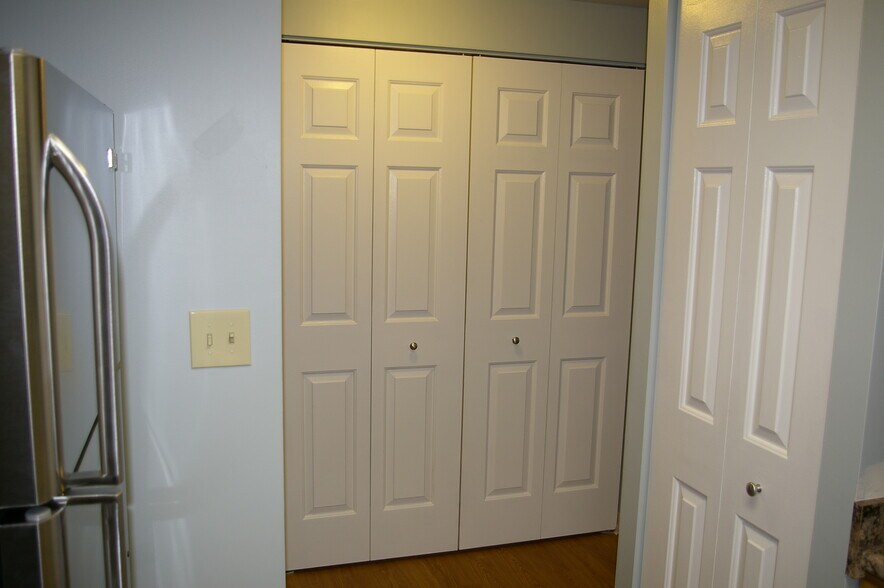 Front hall closet from kitchen - 100 Ledgewood Dr