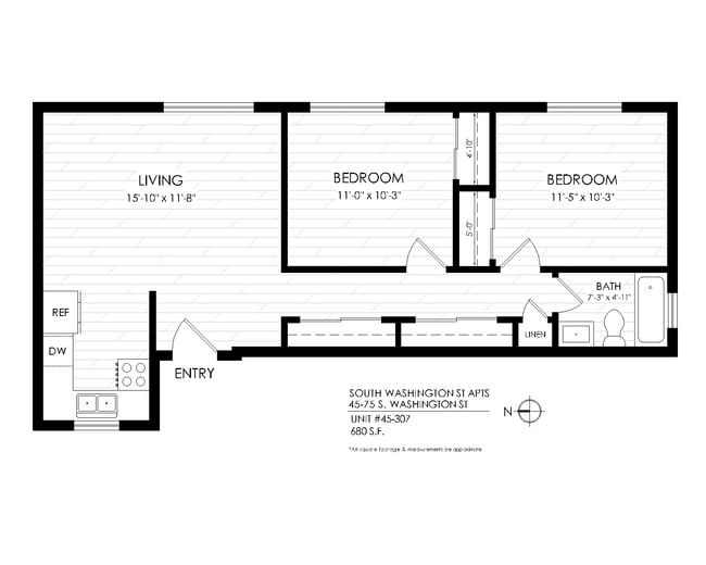 Floorplan - South Washington St Apts