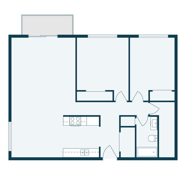 Floorplan - Hawn Apartments