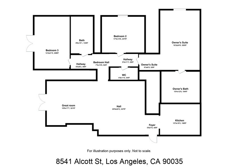 Floor Plan - 8541 Alcott St