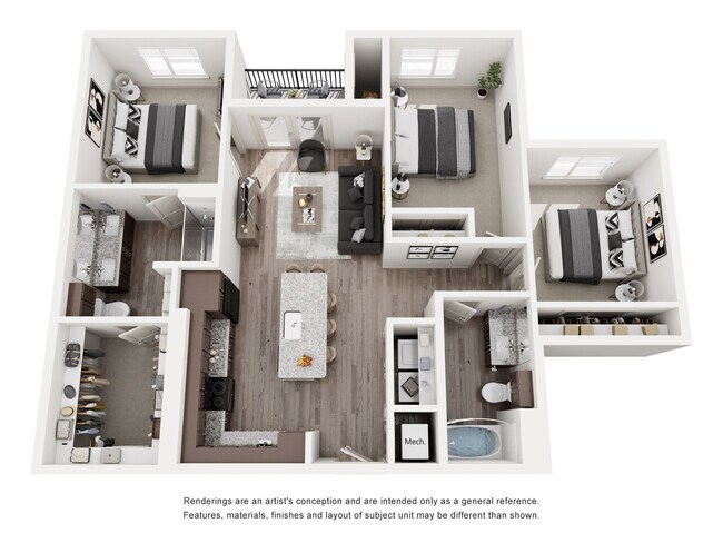 Floorplan - The Heights at Crowley