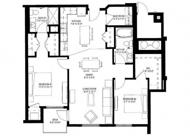 Floorplan - The Legends of Cottage Grove 55+ Apartments