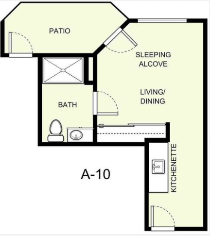 Floorplan - Asher Point Independent Living of Texarkana