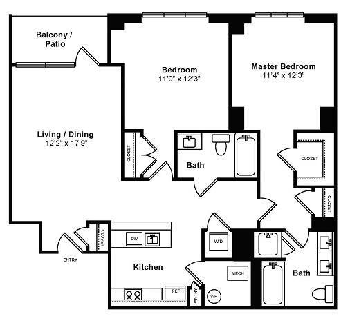 Floorplan - IO Piazza by Windsor