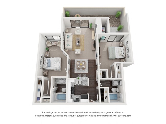 Floorplan - Vaseo Apartments
