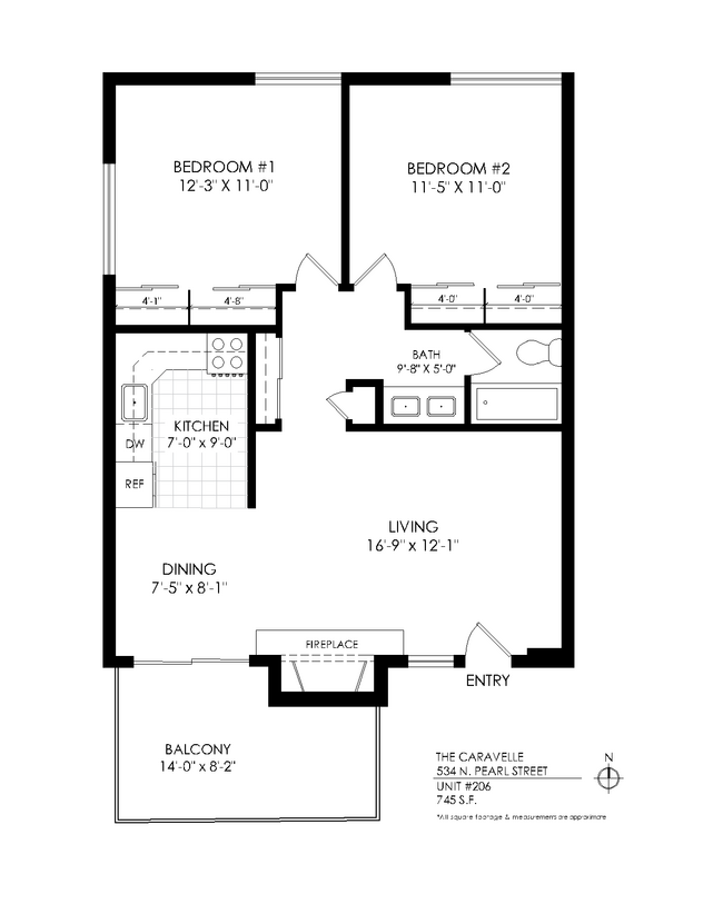 Floorplan - The Caravelle