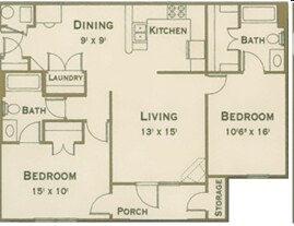 Floorplan - City View Farm Apartments
