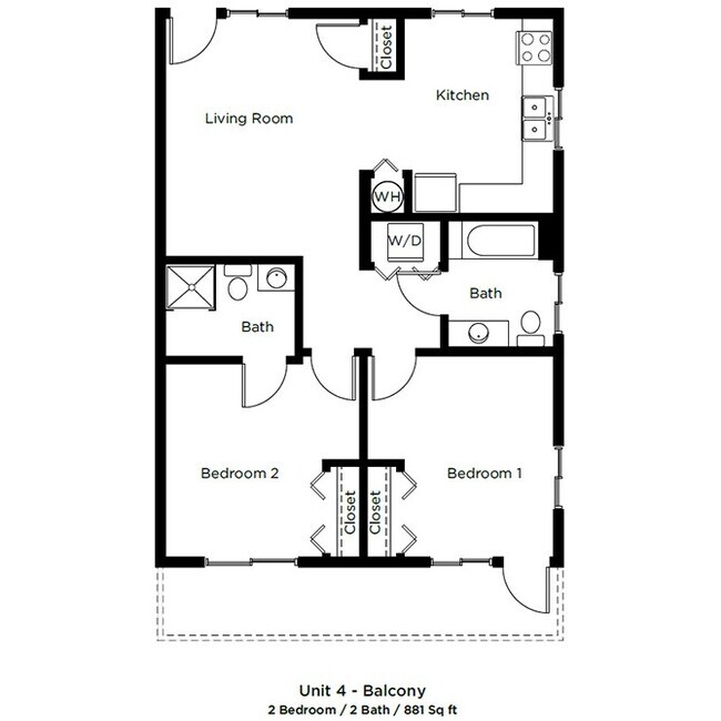 Floorplan - 1601 Colorado Apartments