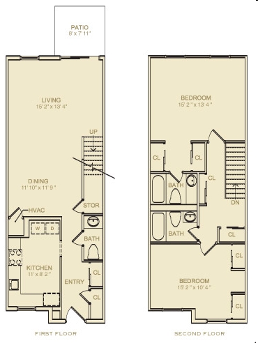 2BR/2BA - Oxford of Blue Bell