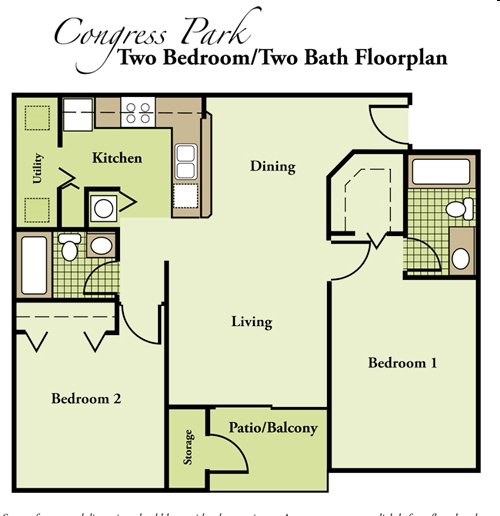 2BR/2BA - Congress Park