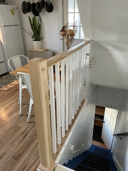 Stairway entry to kitchen - 18 Bradley St