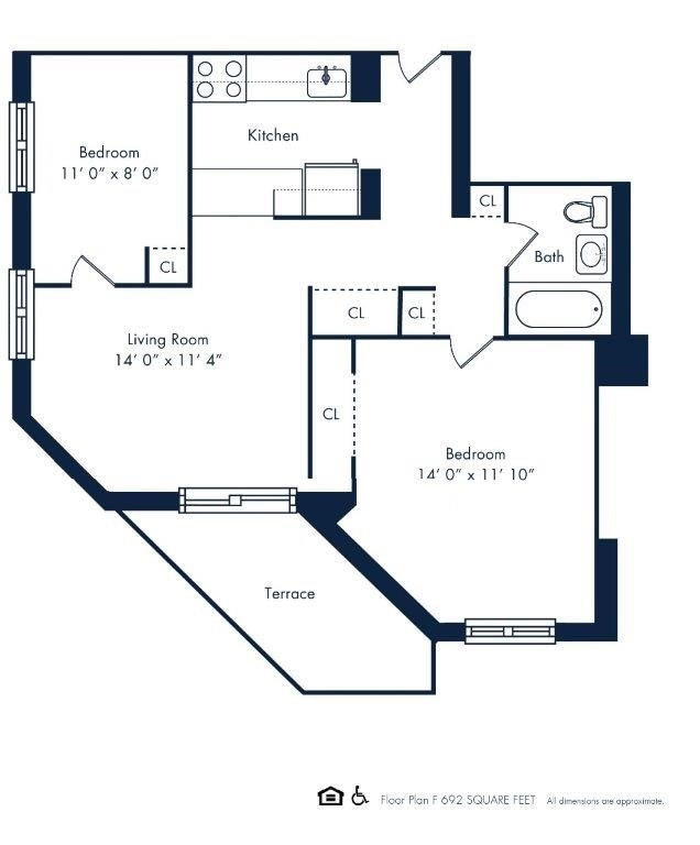 Floorplan - Kips Bay Court