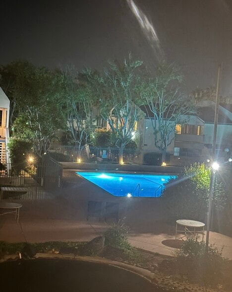 Swimming pool view from balcony - 3238 Ashford St