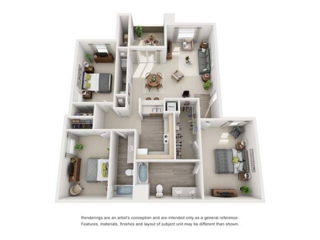 Floorplan - Ascent at Silverado Apartment Homes