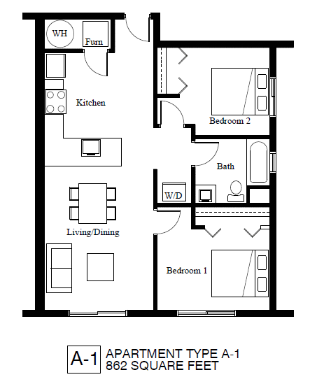 Floorplan - Palisades Apartments