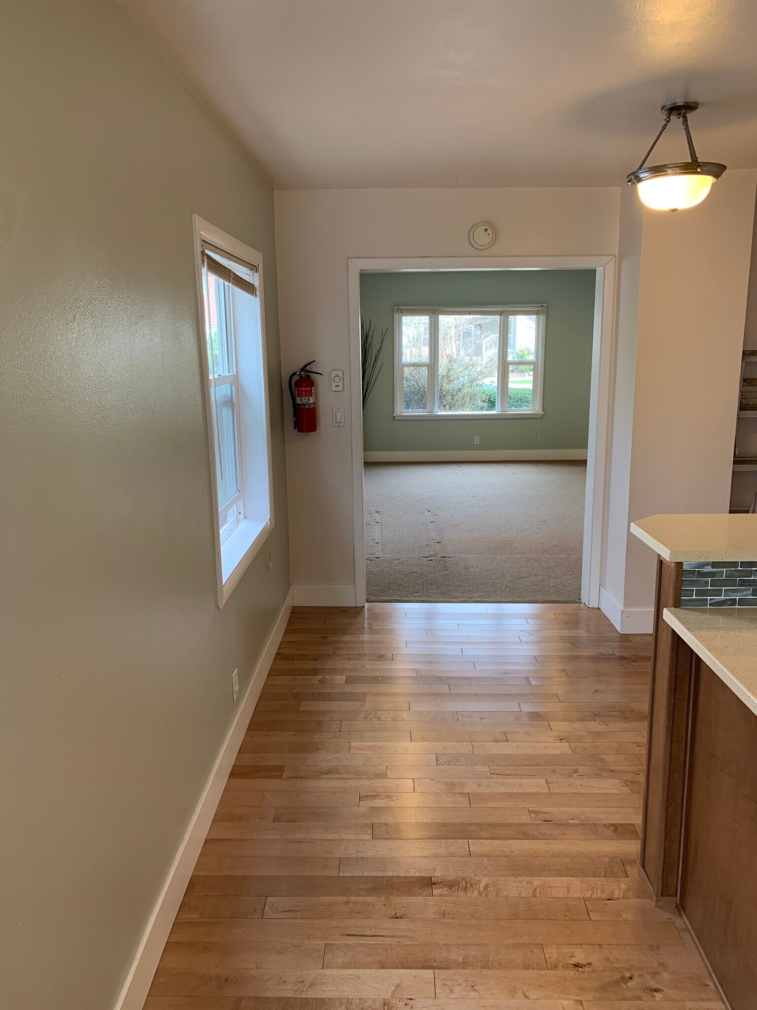 Kitchen and dining room with hardwoods throughout - 5211 Fauntleroy Way SW