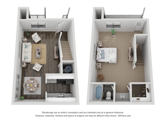 Floorplan - Vesta Creeks Run Townhomes and Apartments