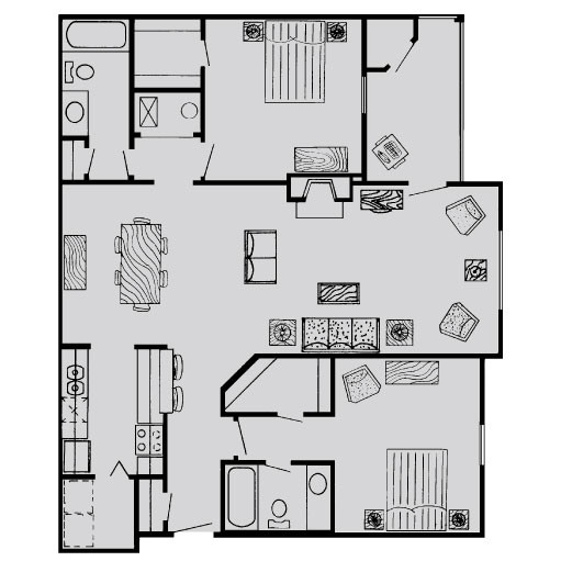 Floorplan - The Vanderbilt Apartments