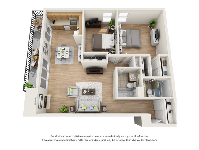 C1 - 2BD/2BA - Luxe Tower