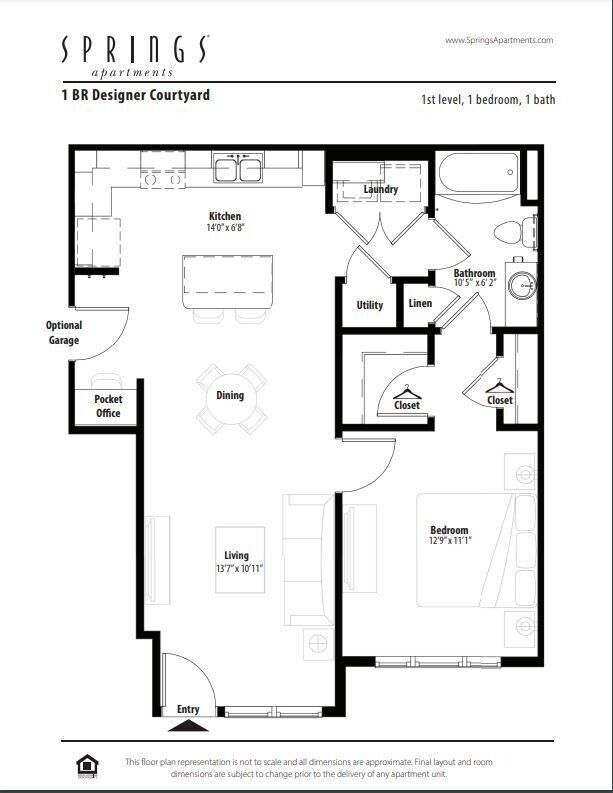 Floorplan - Springs at Stadium Village