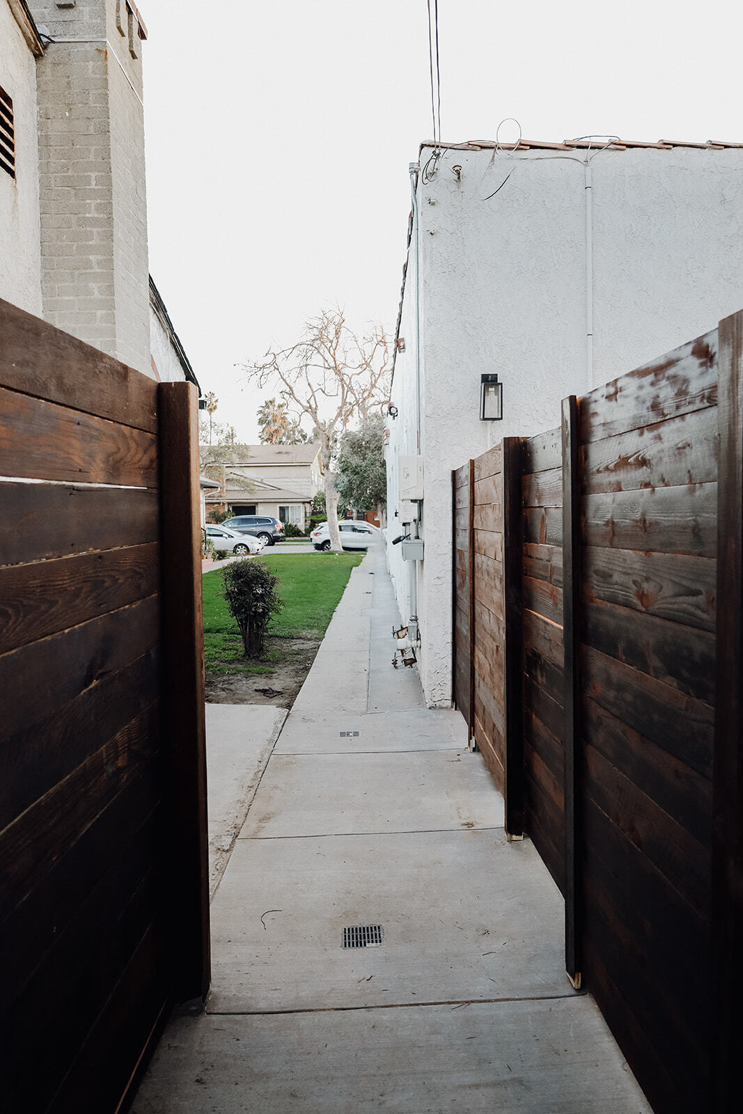 Path to front of property - 233 E 25th St