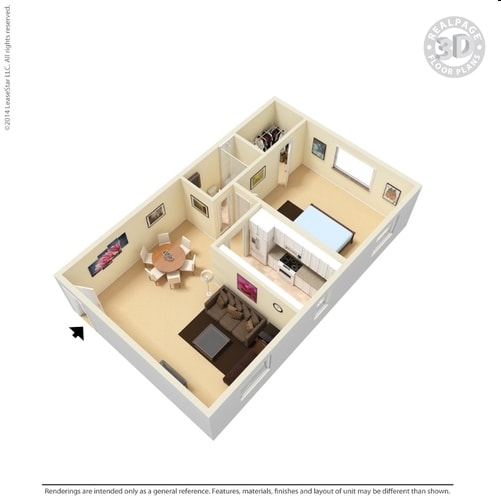 1BR/1BA - Lakeview