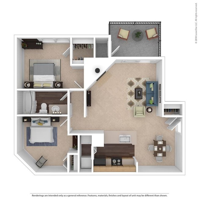 Floorplan - Beacon Ridge Apartments