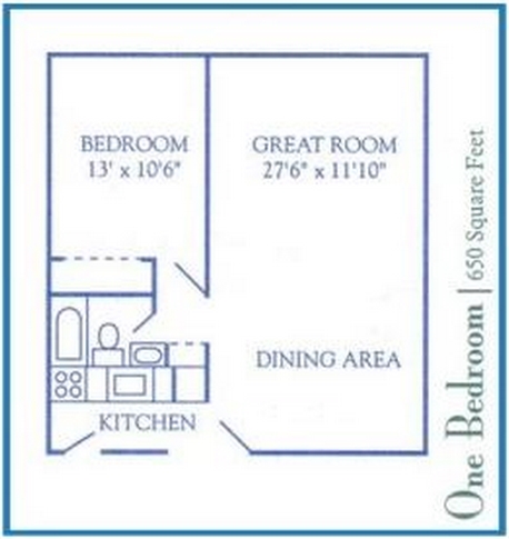 1BR/1BA - IMPERIAL GARDENS