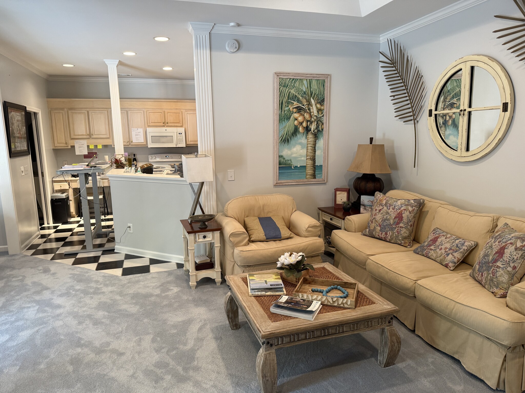 Living Room with Furniture - 4325 Prescott Ct