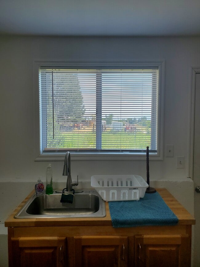 Sink looks out at horse farm - 1020 E 1275 N