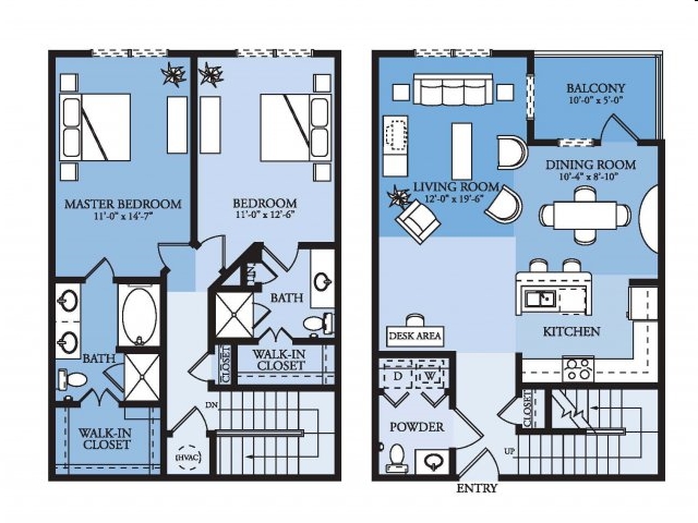 2BR/2.5BA - The Element