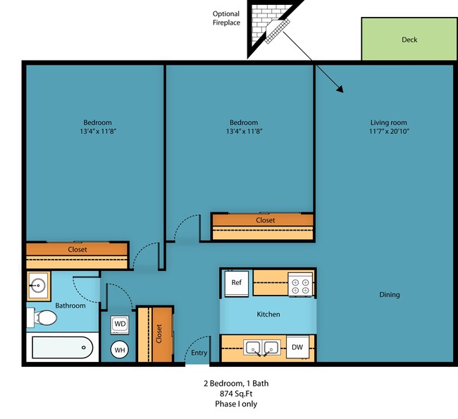 Floorplan - Casablanca Apartment Homes