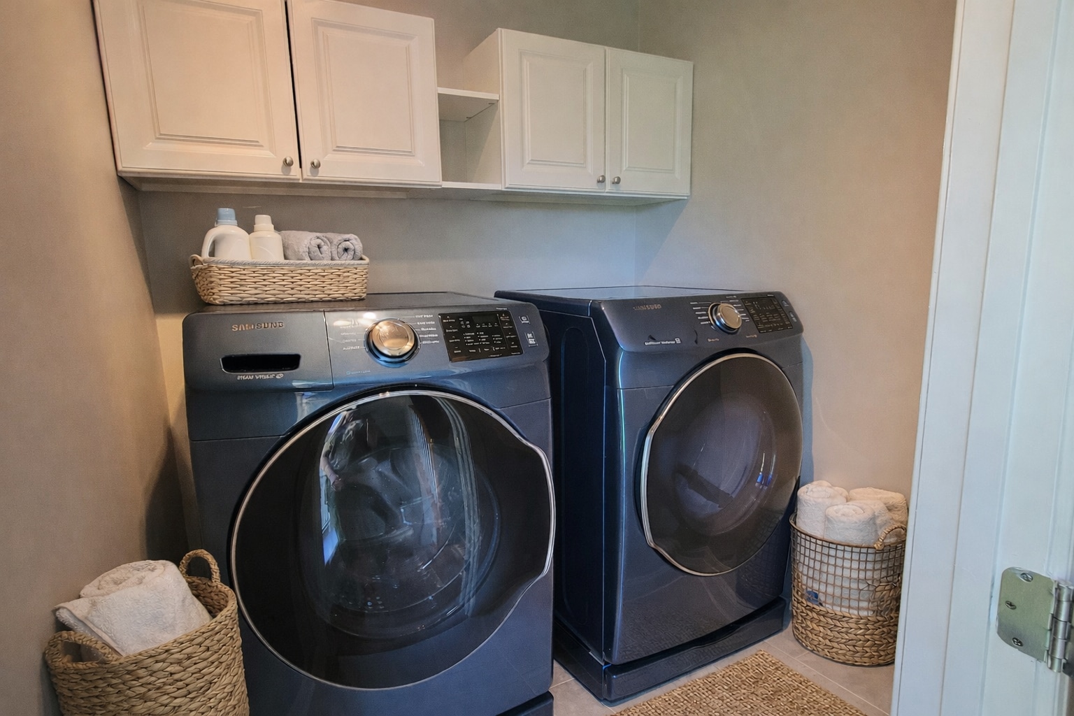 Washer/Dryer on Master Bedroom level - 222 Herndon Station Sq