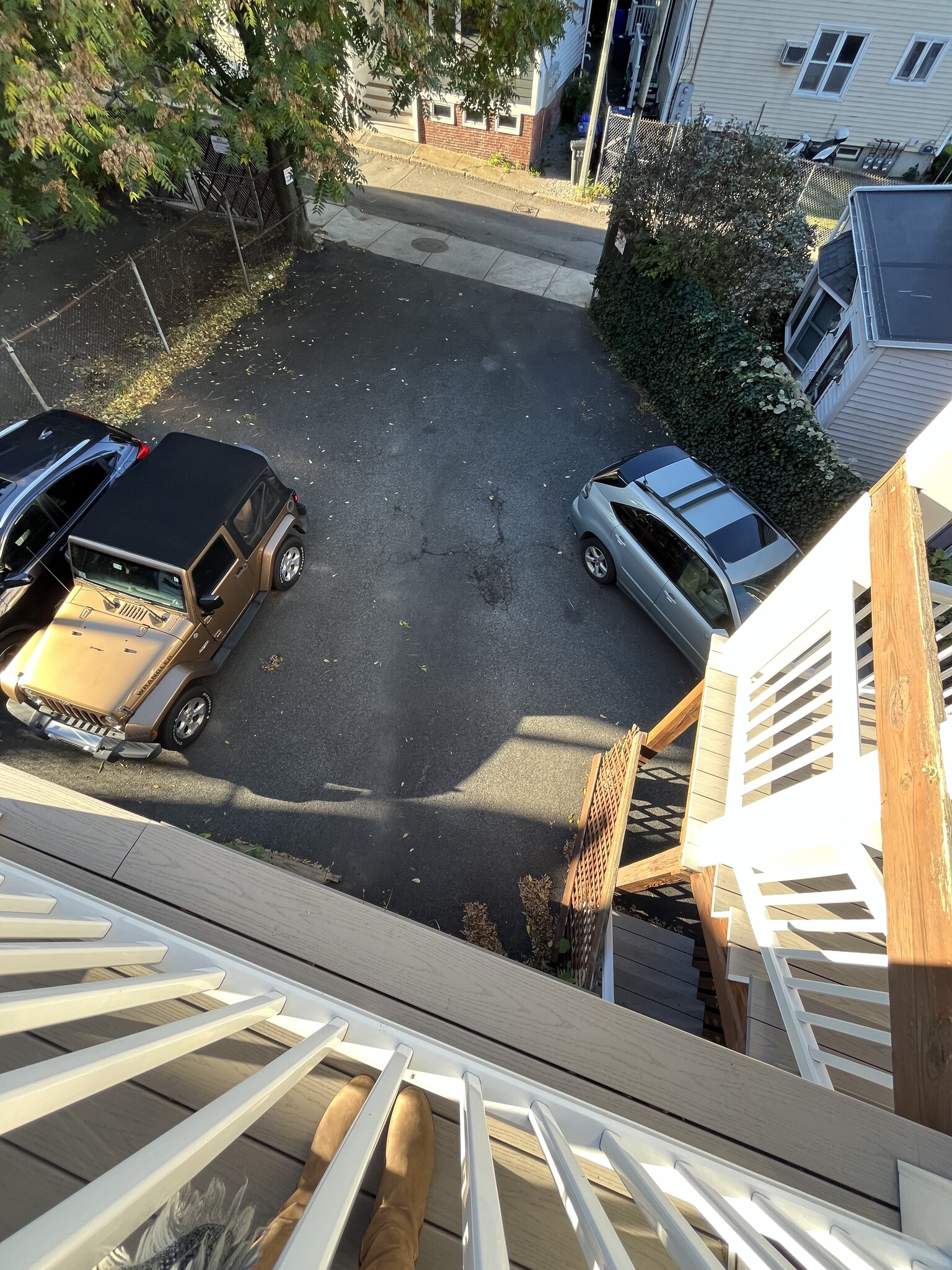 Parking spot below deck - 237 W 5th St