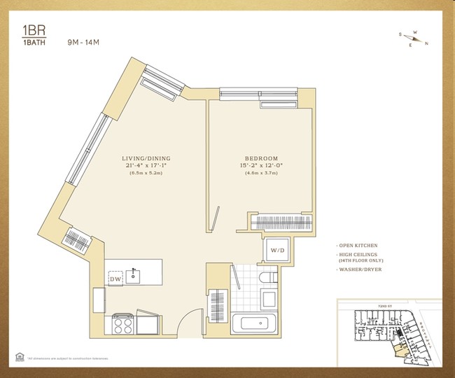 1BR/1BA - The Corner