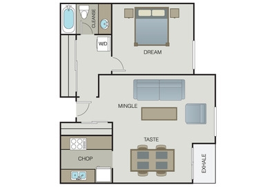 1BR/1BA - Highridge