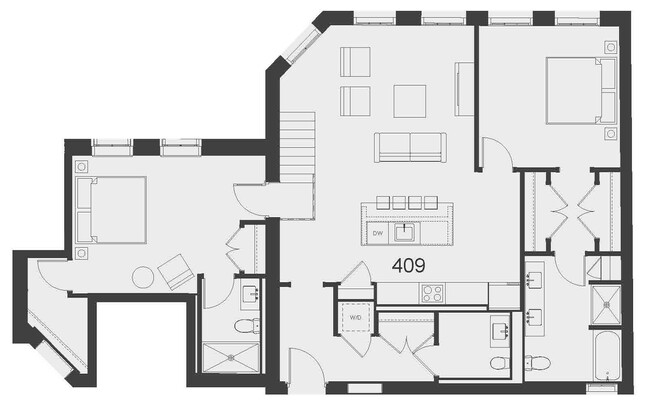 Floorplan - Motley School Apartments