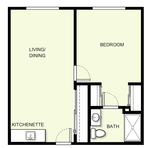 1BR/1BA - The Bonaventure