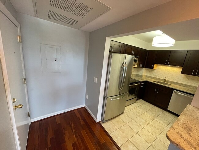 Entryway & Modern Kitchen - 1763 Columbia Rd NW