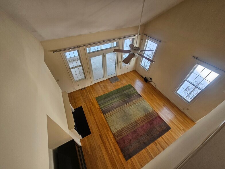 Loft View to Living Area - 359 Main St