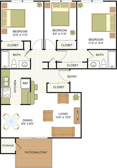 Floorplan - Alamo Estates