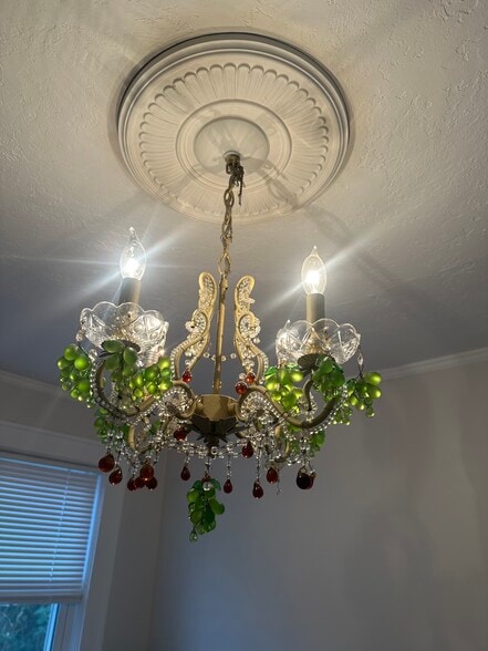 crystal chandelier - 942 Russell St