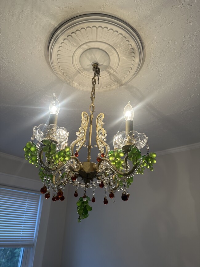 crystal chandelier - 942 Russell St