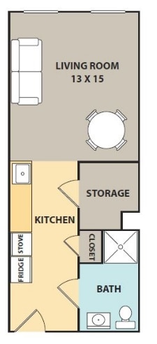 Studio - 397 Post Road Apartments