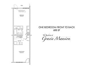 ONE BEDROOM FRONT TO BACK - Residences at Gracie Mansion