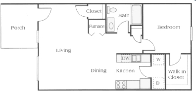 1BR/1BA - Cameron Court Apartments