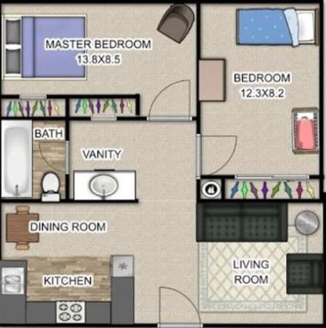 Building Photo - 2 bedroom / 1 bath. Limited-Time Offer: $600 Rent Credit (Applied Over First 3 Months)