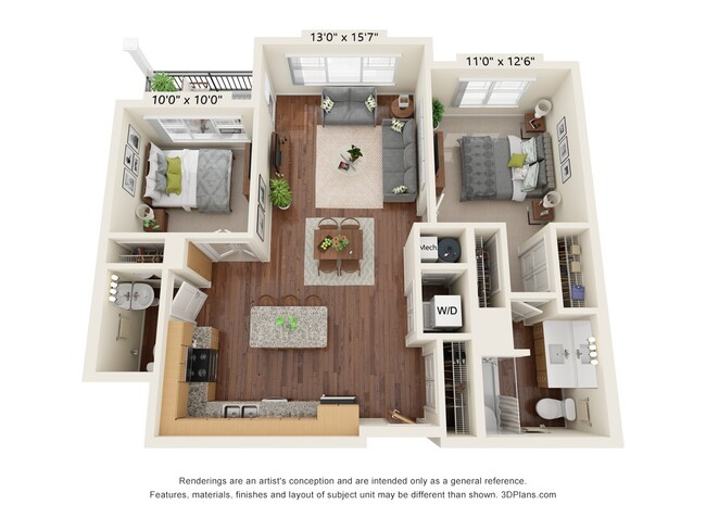 Floorplan - Grayson Ridge 55+ Apartments